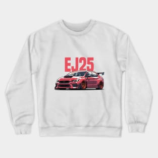 Subaru STI Car Art - Impreza WRX EJ25 Modified JDM Car Crewneck Sweatshirt